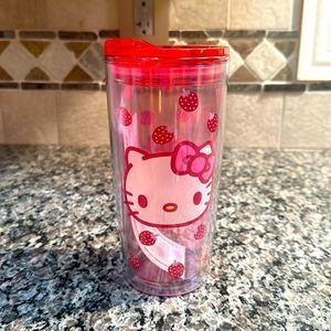 Hello Kitty Tumbler strawberry and milk collection 24oz Sanrio license Japan
